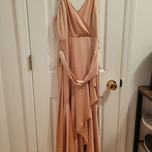 Express light pink brand new dress